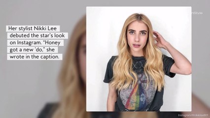 Emma Roberts’ New Blonde Hair Is One of Winter’s Biggest Color Trends