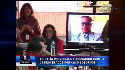 Fiscal presentó pruebas individuales en caso "Sobornos"