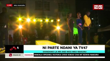 Presenting to you the new  Mr and Miss MKU Nakuru campus 2019/2020