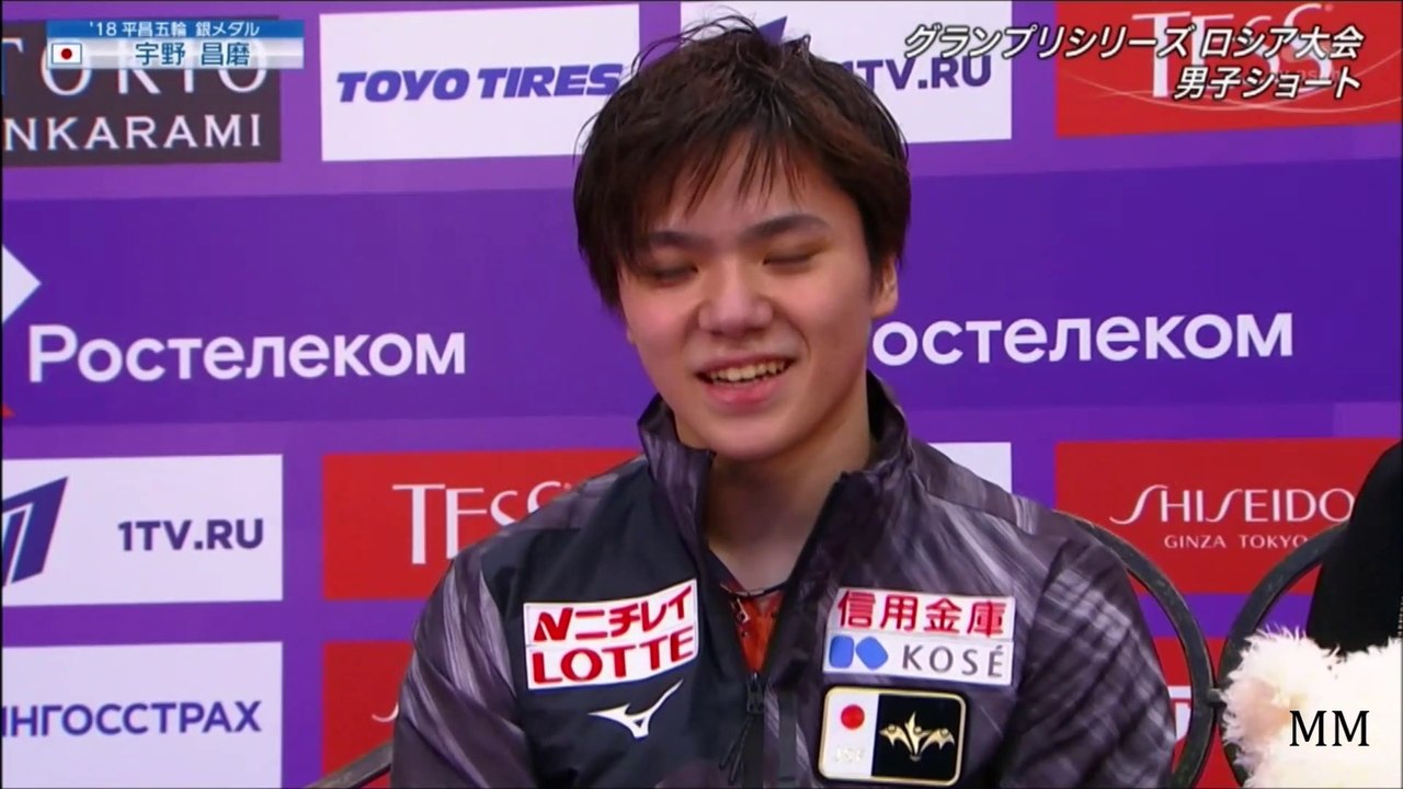 宇野昌磨(Shona UNO) 2019 Rostelecom Cup SP「Great Spirit」