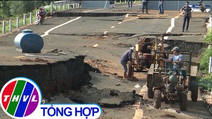 Công an điều tra vụ sụt lún tuyến đường Hồ Chí Minh qua tỉnh Gia Lai