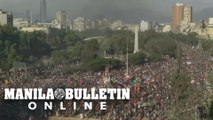 Thousands gather at Chile's Italy Square for anti-govt protest