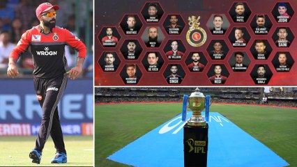 IPL 2020 Auction: Royal Challengers Bangalore Release 12 Players,Here Is The Full List