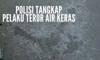 Polisi Tangkap Seorang Pelaku Teror Penyiraman Air Keras