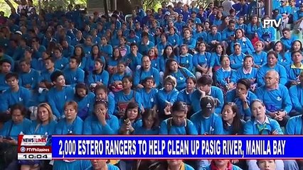 2,000 estero rangers to help clean up Pasig River, Manila Bay