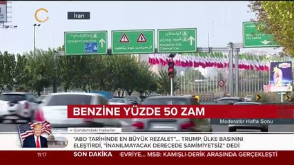İran'da benzine yüzde 50 zam yapıldı