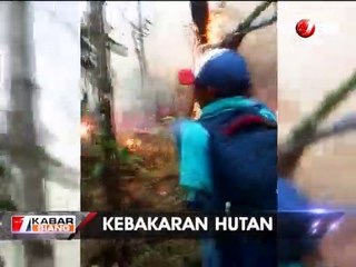 Kebakaran Hutan Gunung Lawu Semakin Meluas