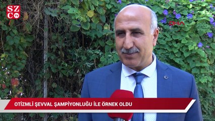 Otizmli Şevval şampiyonluğu ile örnek oldu