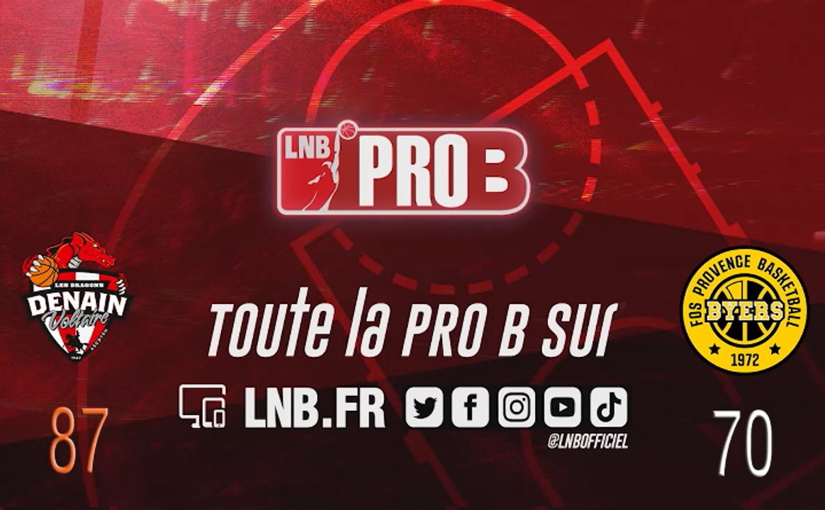 PRO B : Denain vs Fos-sur-Mer (J6)