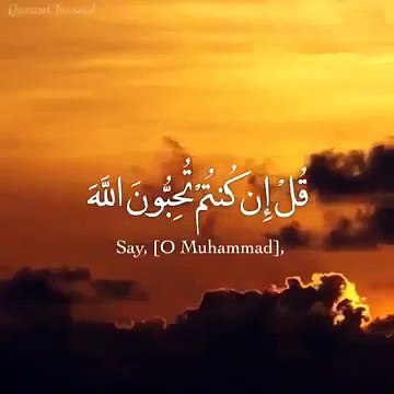 تلاوة بصوت رائع قل إن كنتم تحبون الله فاتبعوني حالات واتس اب اسلاميه دينيه