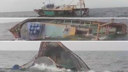 மீன்பிடி படகில் ஓட்டை.. மீனவர்கள் அதிர்ச்சி!
