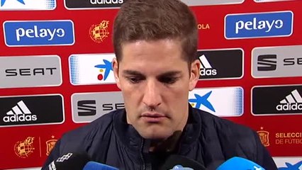 Robert Moreno se muestra orgulloso del hambre de gol de España en el choque con Malta