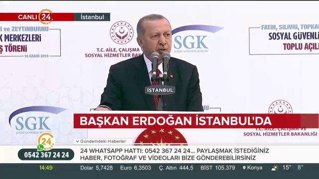 #CANLI Başkan Erdoğan SGK Toplu Açılış Töreni'nde konuşuyor
