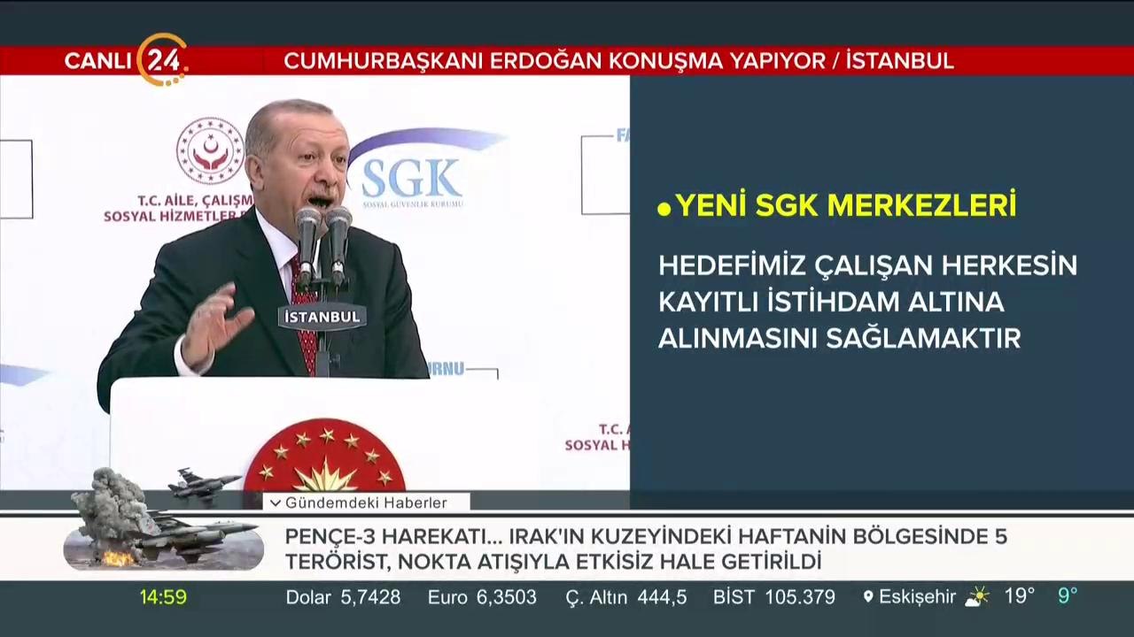 #CANLI Başkan Erdoğan SGK Toplu Açılış Töreni'nde konuşuyor