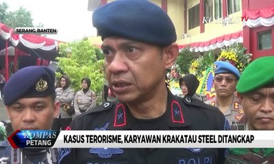 Kasus Terorisme, Karyawan Krakatau Steel Ditangkap