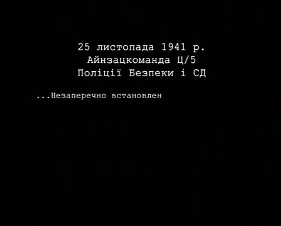 Наказ Оберштурмбанфюрера СС до айнзацкоманди С/5