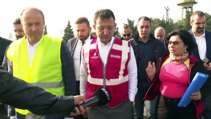 İmamoğlu, Bathonia arkeolojik kazı alanında incelemede bulundu - İSTANBUL