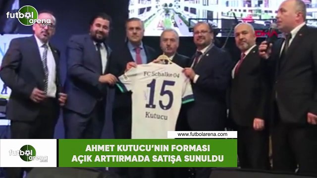 Ahmed Kutucu'nun forması açık artırmada satışa sunuldu