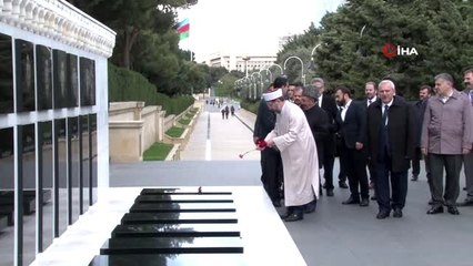 - Diyanet İşleri Başkanı Erbaş, Bakü'de Azerbaycan ve Türk Şehitliklerini Ziyaret Etti- Erbaş,...