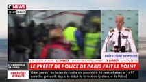 Le préfet de police de Paris Didier Lallement sur la manifestation de la place d'Italie des gilets 