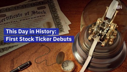 The Worlds First Stock Ticker