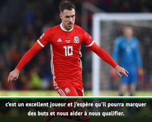 Euro 2020 - Bale se réjouit du retour de Ramsey