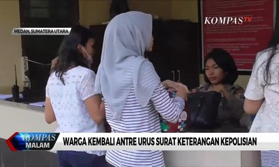 Pasca Ledakan Bom di Mapolrestabes Medan, Warga Kembali Antre Urus Surat Keterangan Kepolisian
