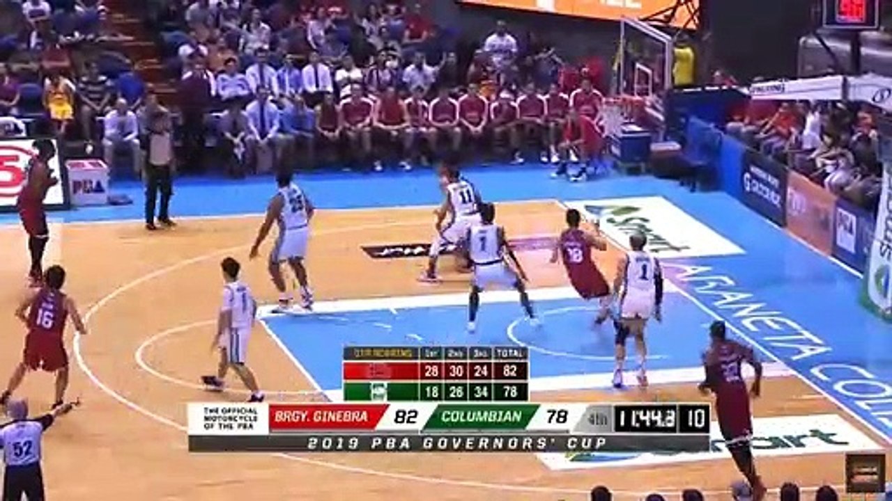 Ginebra vs Columbian - 4th Qtr November 15, 2019 - Eliminations 2019 PBA Govs Cup