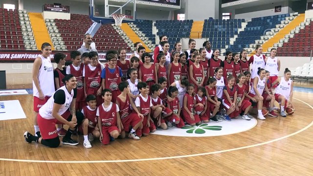 A Milli Kadın Basketbol Takımı, Litvanya maçının hazırlıklarını sürdürdü - MERSİN