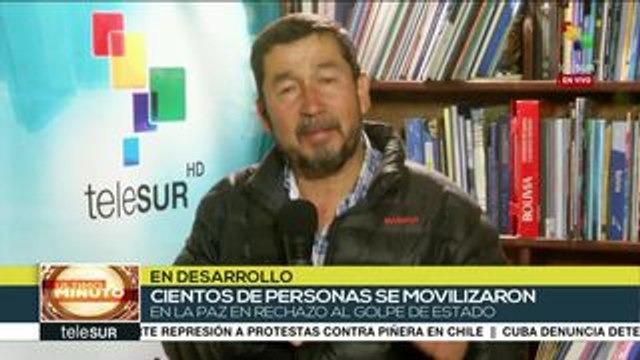 Bolivia: sectores sociales exigen renuncia de las autoridades de facto