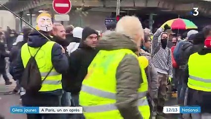 "Gilets jaunes" : les manifestants fêtent le premier anniversaire du mouvement