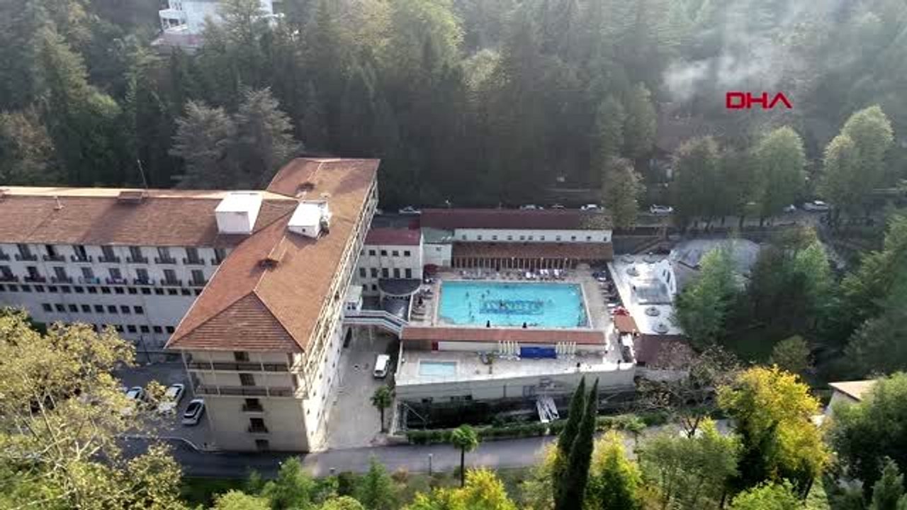 Yalova ara tatilde termal tesislere ziyaretçi akını