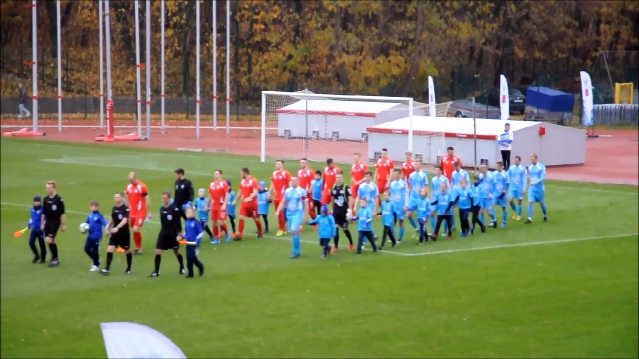 Skrót z meczu  Flota Świnoujście 4 - 1 ( 1 - 0 ) Błękitni II Stargard