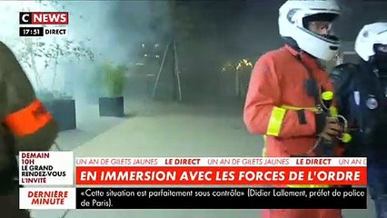 Gilets jaunes 1er anniversaire: Incidents samedi soir aux Halles à Paris et interview de Jérôme Rodrigues