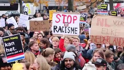 Hollanda'da ırkçılık karşıtı protesto - LAHEY
