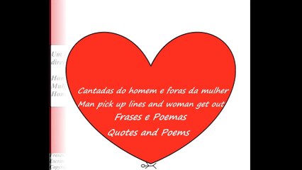 Cantadas do homem e foras da mulher: Anjo e capeta! [Frases e Poemas]