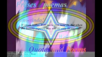 Woman radio: Will make you tune in! [Quotes and Poems]