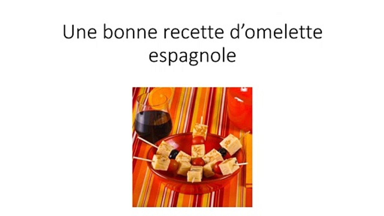 Une bonne recette d’omelette espagnole