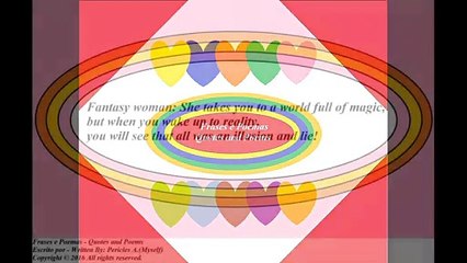 Fantasy woman: She takes you to a world full of magic! [Quotes and Poems]