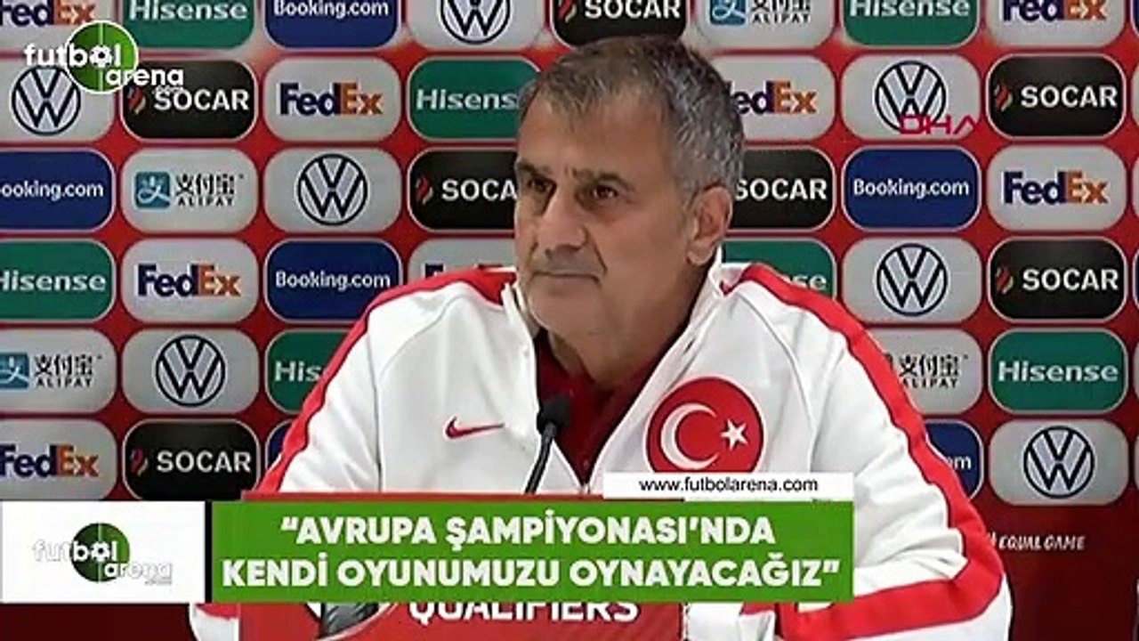 Şenol Güneş: "Avrupa Şampiyonası'nda kendi oyunumuzu oynayacağız"