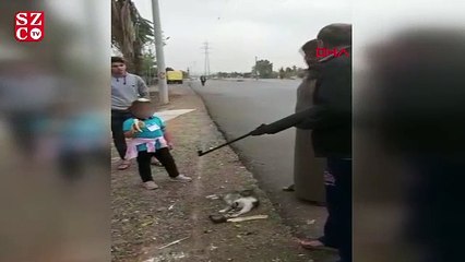 Komşusunun kedisini vuran Suriyeli kuşları da vurup közlüyormuş!