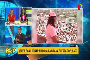 ¿Es ilegal donar millonarias sumas a partidos políticos?, especialista responde