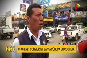 Mal estacionados: así reaccionaron conductores durante operativo en Ate