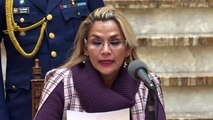 Presidenta de Bolivia envía al Congreso ley para convocar a elecciones generales