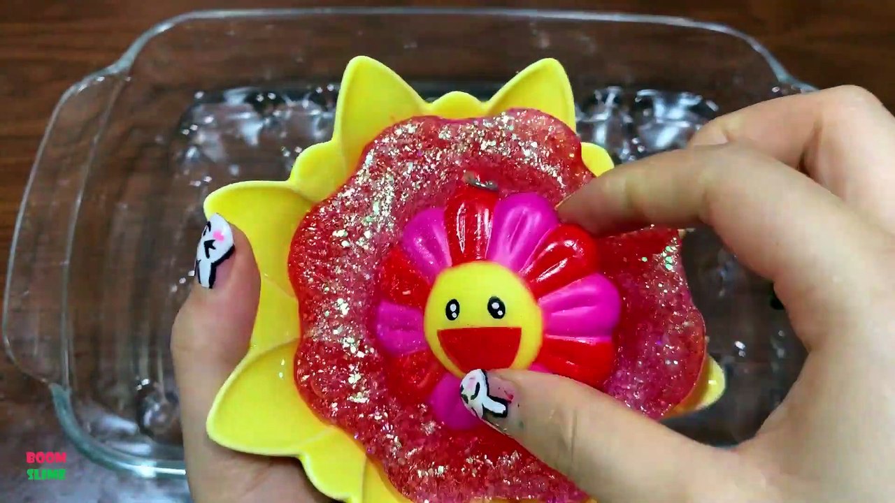 Festival of RED Colors !! Mixing Random Things Into Homemade Slime !! Satisfying Slime Smoothie #768