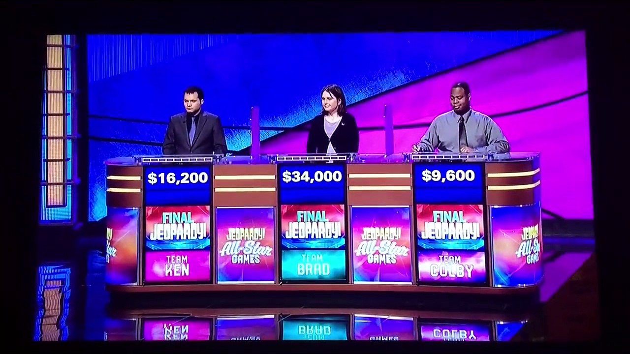 #TeamBrad Wins the #JeopardyAllStars Game (3-5-19)