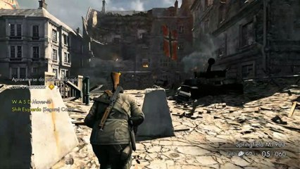 SNIPER ELITE V2 UM NOOB JOGANDO
