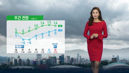 [날씨] 휴일, 요란한 가을비...돌풍·벼락 동반 / YTN