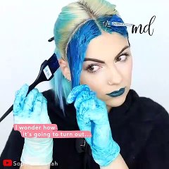 PURPLE & BLUE COLOR COMBO