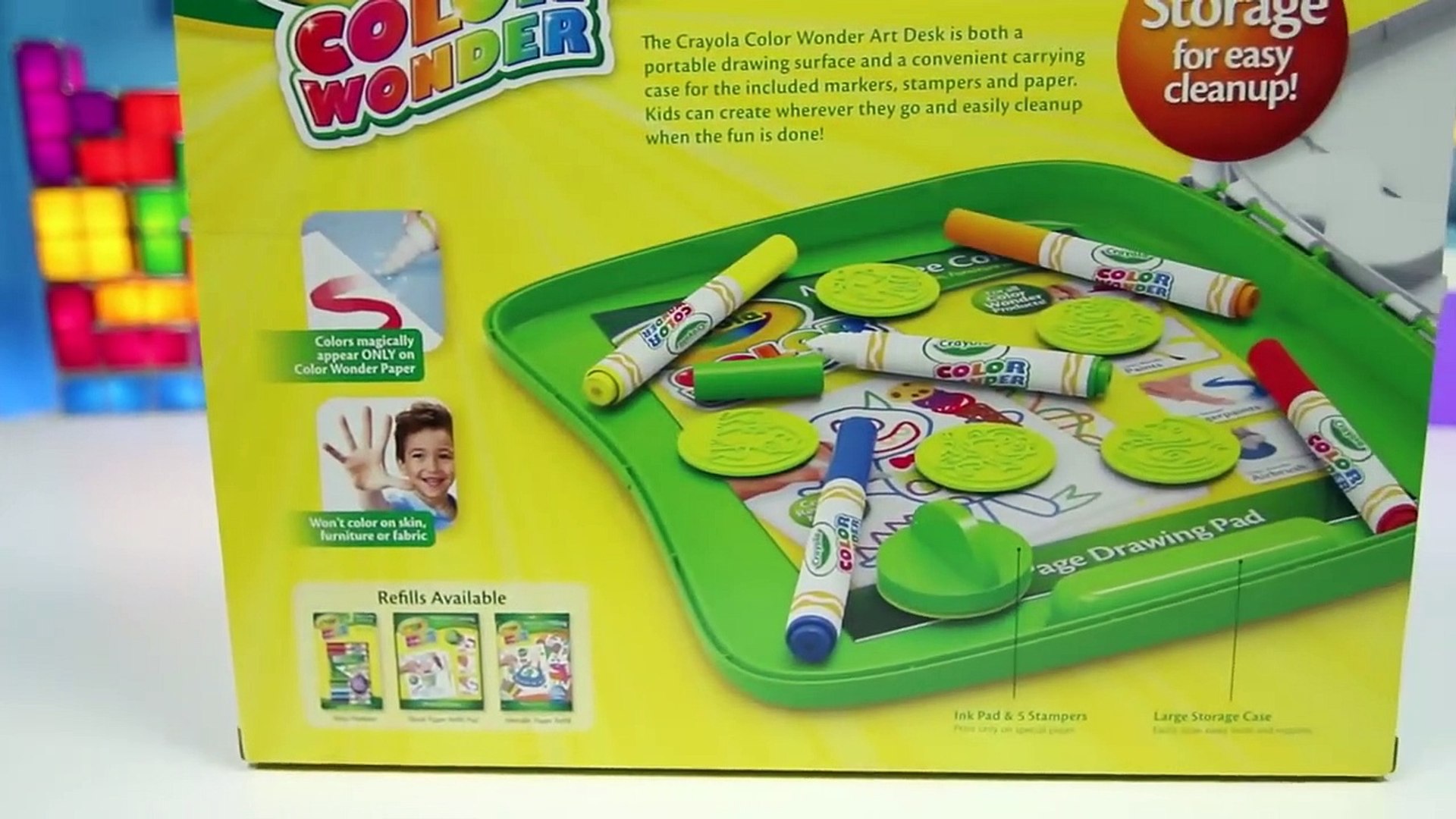 Crayola Color Wonder Mess Free Art Desk With Fun Lion Monkey Snake